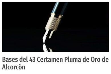 43º Certamen Pluma de Oro de Cuento y Poesía de Alcorcón
