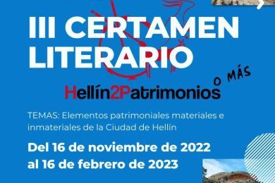 III Certamen Literario Hellín Dos Patrimonios O +