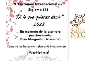 9º Certamen Internacional de Siglema 575 “Di lo que quieres decir” 2023