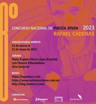 8º Concurso Nacional de Poesía Joven Rafael Cadenas