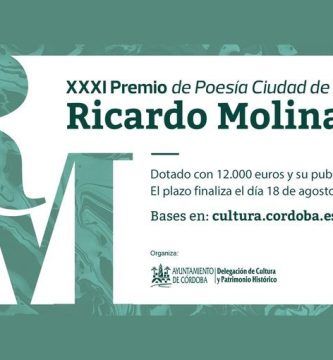 XXXI Premio de Poesía Ciudad de Córdoba “Ricardo Molina”