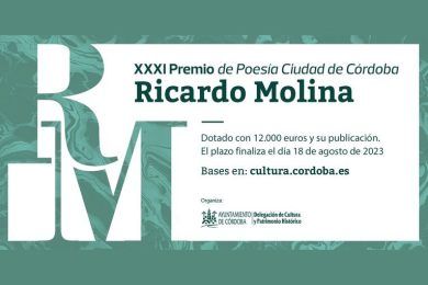 XXXI Premio de Poesía Ciudad de Córdoba “Ricardo Molina”