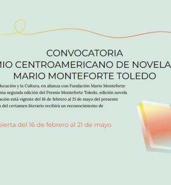 Premio Centroamericano de Novela 2023 Mario Monteforte Toledo