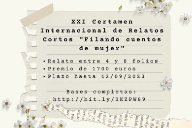 XXI Certamen Internacional de Relatos Cortos “Filando Cuentos de Mujer”