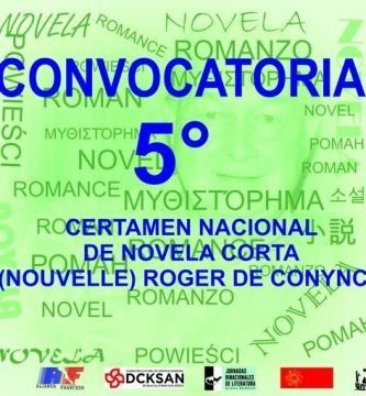 Quinto Certamen Nacional de Novela Corta (Nouvelle) Roger de Conynck