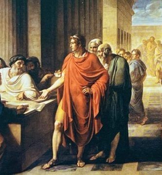 Ptolomeo Filadelfo en la biblioteca de Alejandría (1813), de Vincenzo Camuccini