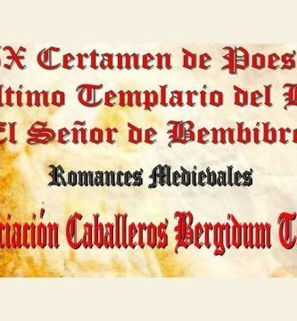 IX Certamen de Poesía “El Último Templario del Bierzo, El Señor de Bembibre”