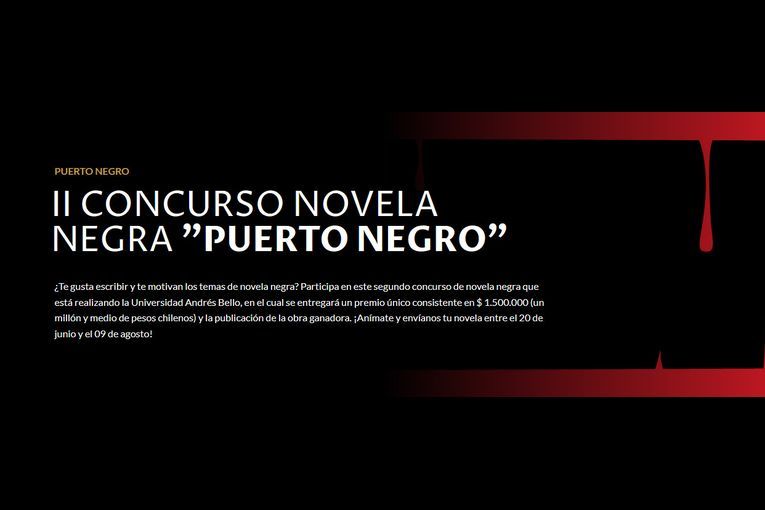 2º Concurso de Novela Negra “Puerto Negro”