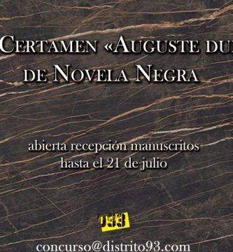 VII Certamen Auguste Dupin de Novela Negra