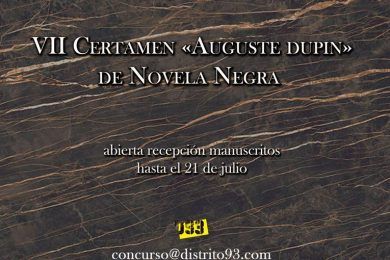 VII Certamen Auguste Dupin de Novela Negra