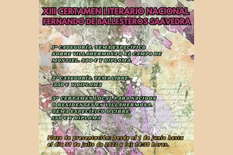 XIII Certamen Literario Fernando de Ballesteros Saavedra
