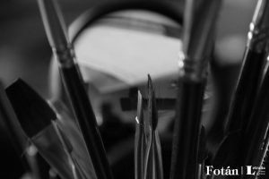 Pinceles y pinzados redondeles, por Wilfredo Carrizales