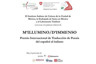 M’Illumino / D’Immenso Premio Internacional de Traducción de Poesía del Español al Italiano