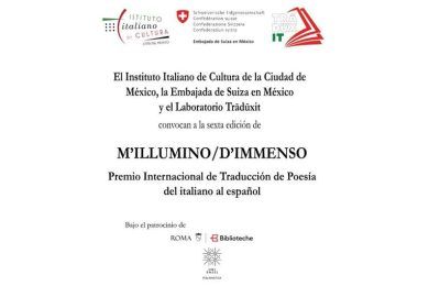 M’Illumino / D’Immenso Premio Internacional de Traducción de Poesía del Italiano al Español