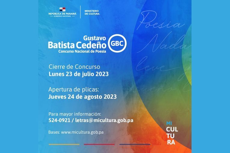 Concurso de Poesía Joven Gustavo Batista Cedeño 2023