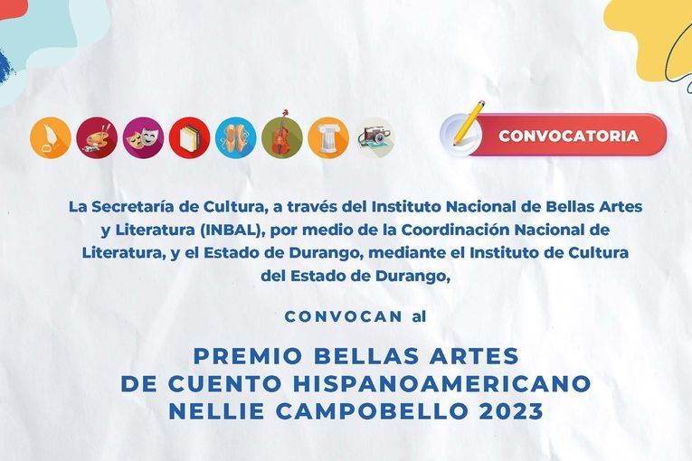 Premio Bellas Artes de Cuento Hispanoamericano Nellie Campobello 2023