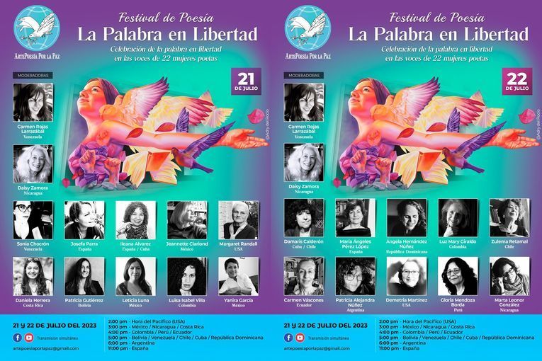 Recital virtual “La palabra en libertad” de ArtePoesía por la Paz