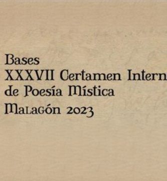 XXXVII Certamen Internacional de Poesía Mística Malagón 2023