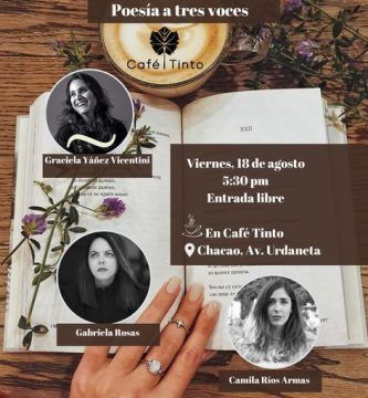 Graciela Yáñez Vicentini, Gabriela Rosas y Camila Ríos Armas