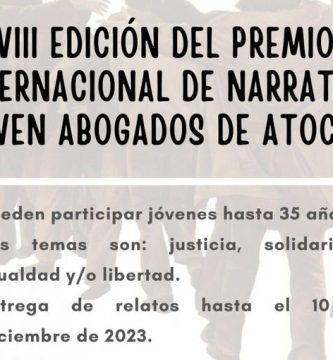 VIII Premio Internacional de Narrativa Joven “Abogados de Atocha”