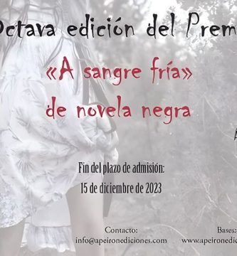VIII Premio “A sangre fría” de Novela Negra