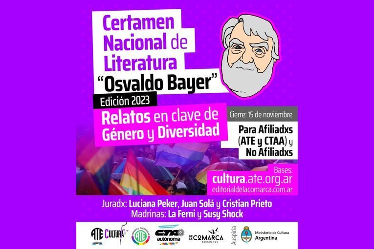 Certamen Nacional de Literatura Osvaldo Bayer (2023) “Relatos en clave de Género y Diversidad”