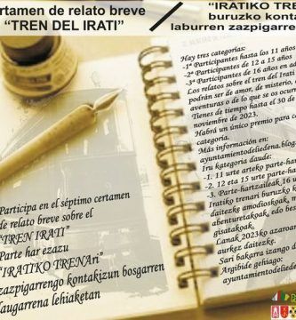 Séptimo Certamen de Relato Breve sobre el Tren del Iratí