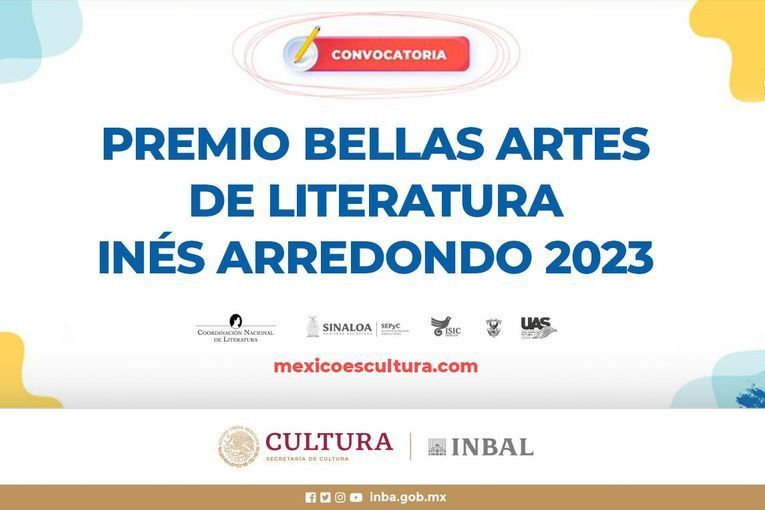 Premio Bellas Artes de Literatura Inés Arredondo 2023