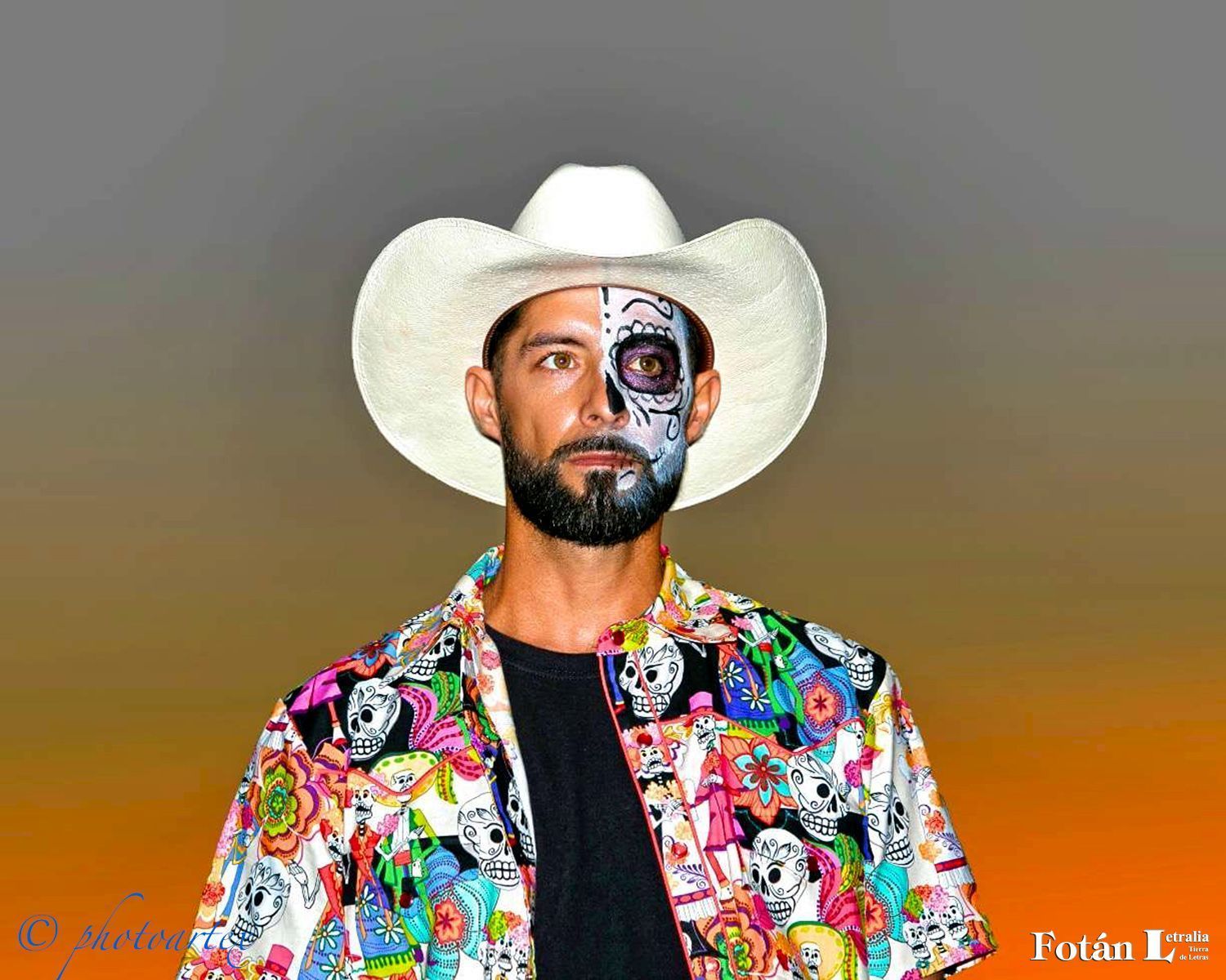 Catrinas y catrines en estampas y figurines, fotografías de William Guaregua