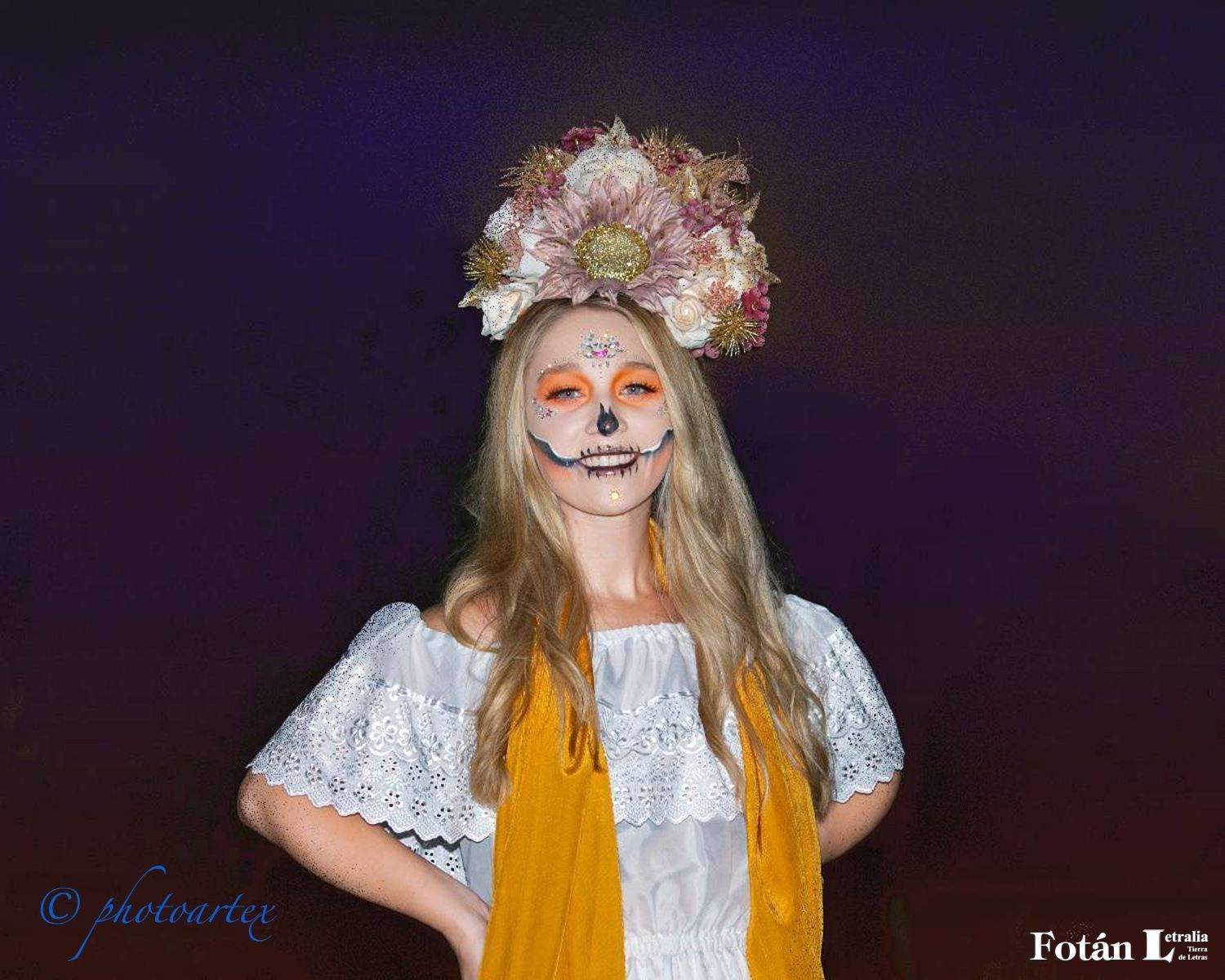 Catrinas y catrines en estampas y figurines, fotografías de William Guaregua