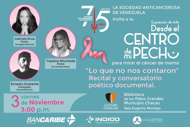 Recital y conversatorio poético documental “Lo que no nos contaron”