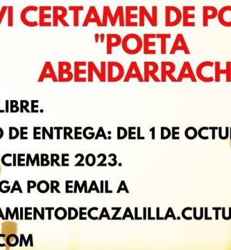 V Certamen de Poesía Poeta Abendarrach 2023