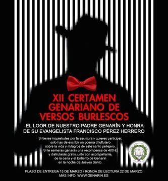 XII Certamen Genariano de Versos Burlescos