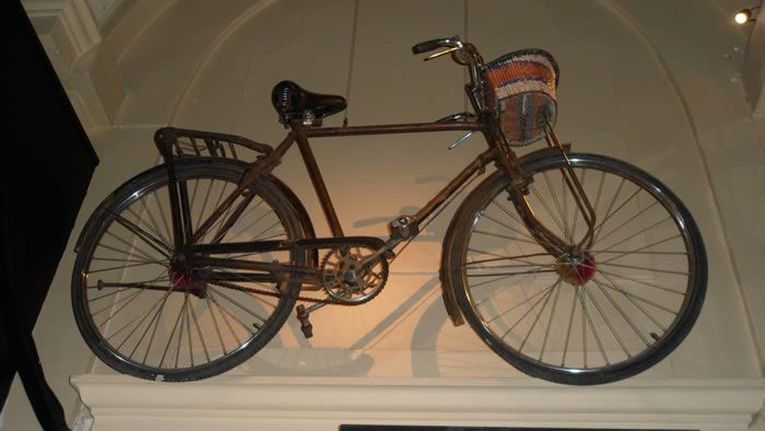 Bicicleta de Amartya Sen en el Museo del Premio Nobel