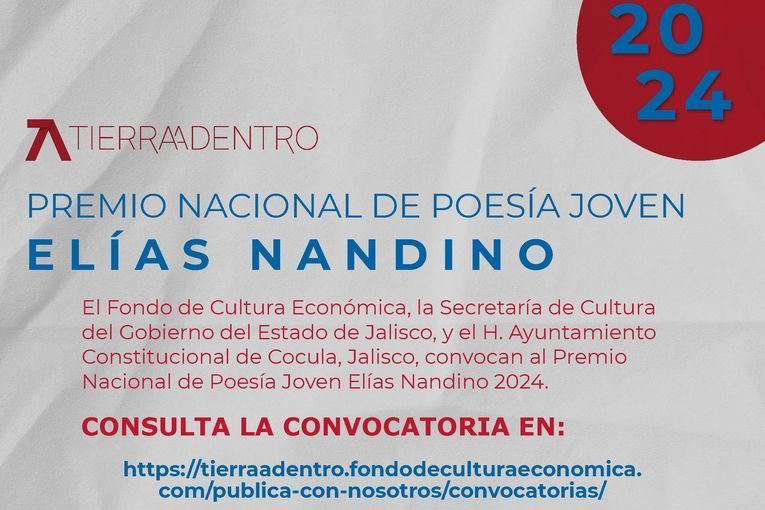 Premio Nacional de Poesía Joven Elías Nandino 2024