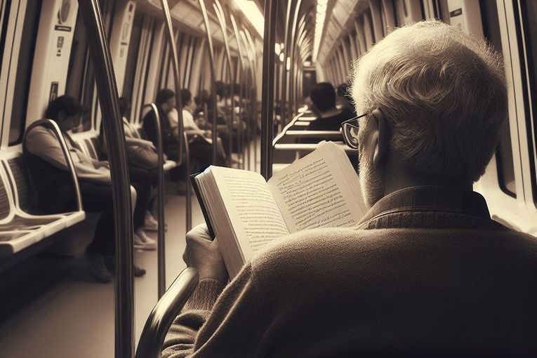 En el tren, por Vicente Adelantado Soriano