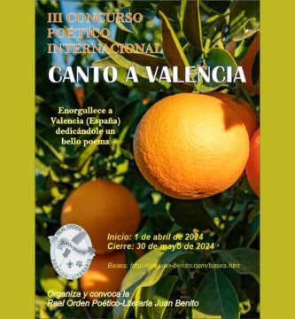 III Concurso Poético Internacional Canto a Valencia