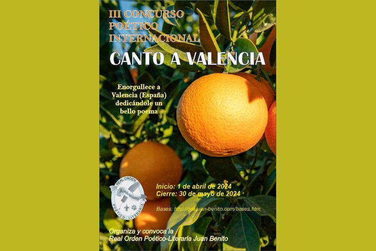 III Concurso Poético Internacional Canto a Valencia