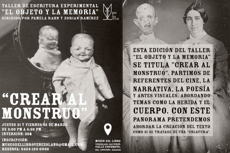 Clase intensiva “Crear al monstruo”