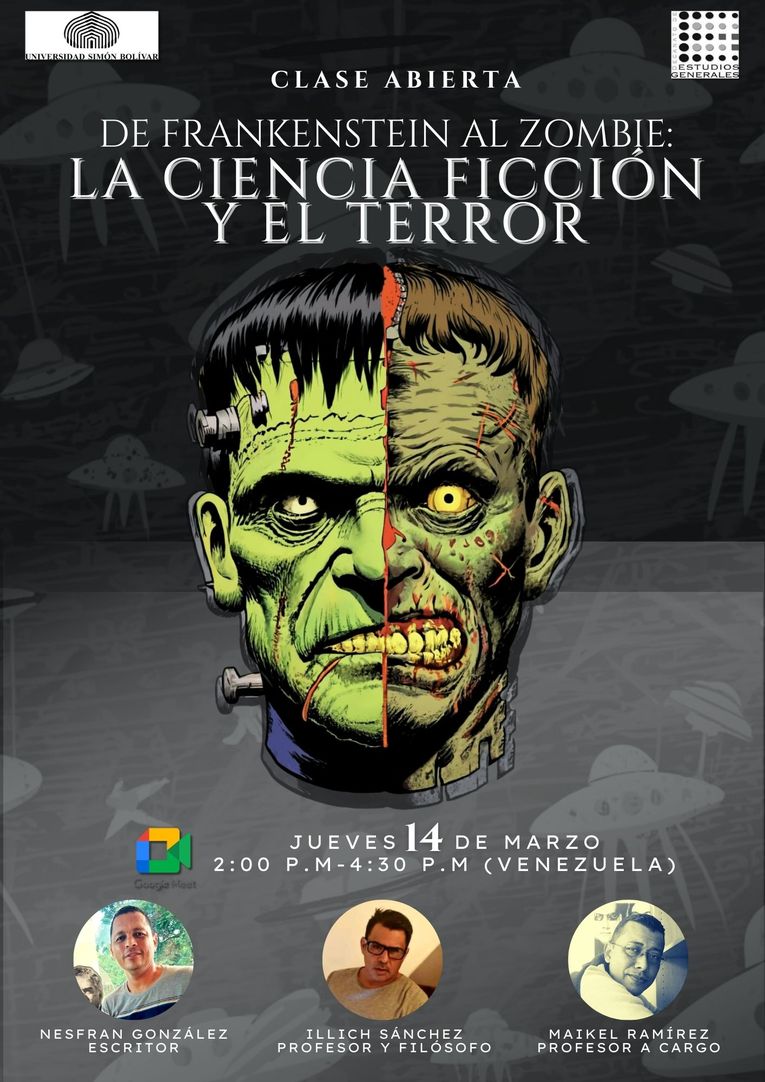 Clase abierta “De Frankenstein al zombie: la ciencia ficción y el terror”