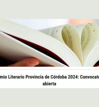 Premio Literario Provincia de Córdoba 2024