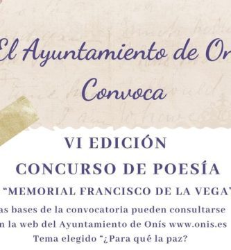 VI Concurso de Poesía “Memorial Francisco de la Vega”