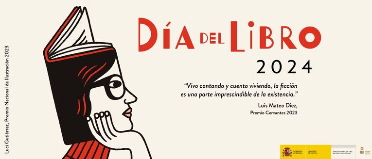 Cartel de España del Día Mundial del Libro y del Derecho de Autor 2024