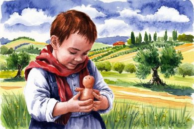 El muñeco de barro, por Vicente Adelantado Soriano