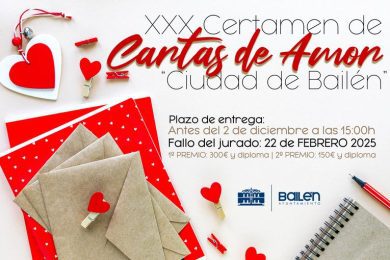 XXX Certamen de Cartas de Amor “Ciudad de Bailén” 2025