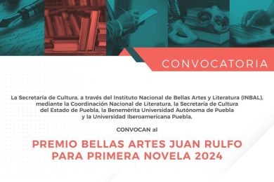 Premio Bellas Artes Juan Rulfo para Primera Novela 2024