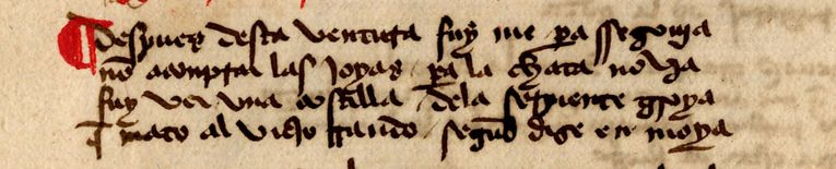 Fragmento del “Libro de buen amor”, del Arcipreste de Hita