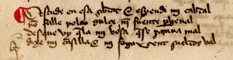 Fragmento del “Libro de buen amor”, del Arcipreste de Hita