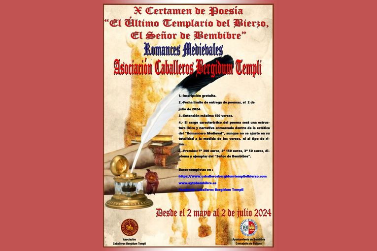 X Certamen de Poesía “El Último Templario del Bierzo, El Señor de Bembibre”