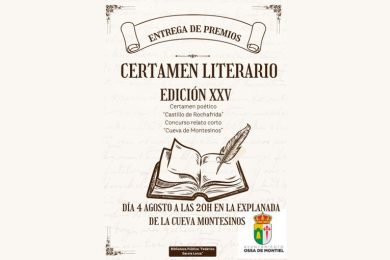 XXV Concurso Literario “Cueva de Montesinos” y “Castillo de Rochafrida”